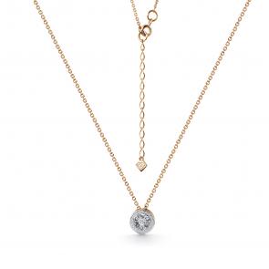  Колье из красного золота с бриллиантом Золото 585° (красное) Г08-11-5925-31-00 фото