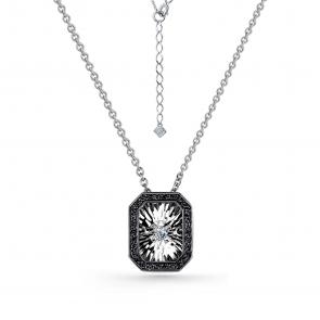 Из белого золота GRIGORIEV с бриллиантом и чёрным бриллиантом Г08-12-5629-33-00 фото