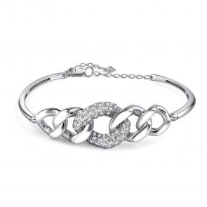 Серебряный браслет GRIGORIEV с фианитом Г09-10-01019-41-00 фото