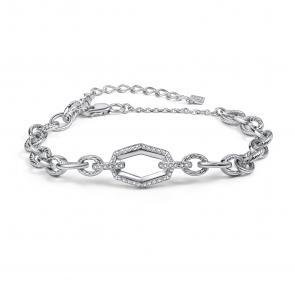 Серебряный браслет GRIGORIEV с фианитом Г09-10-01022-41-00 фото