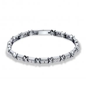 Серебряный браслет GRIGORIEV с фианитом Г09-10-0747-41-00-1 фото