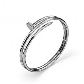 Серебряный браслет GRIGORIEV с фианитом Г09-10-0754-41-00-1 фото