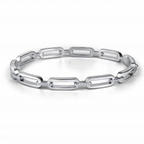 Серебряный браслет GRIGORIEV с фианитом Г09-10-0841-41-00 фото