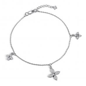 Серебряный браслет GRIGORIEV с фианитом Г09-10-0961-41-00-1 фото