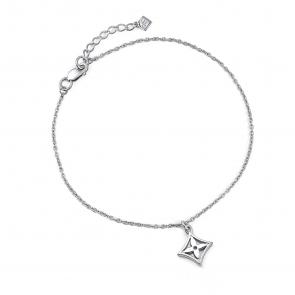 Серебряный браслет GRIGORIEV с фианитом Г09-10-0963-41-00-3 фото