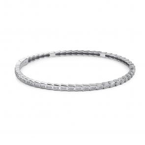 Серебряный браслет GRIGORIEV с фианитом Г09-10-0973-41-00 фото