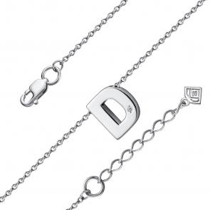 Серебряный браслет GRIGORIEV с фианитом Г09-10-0976-41-00-2 фото