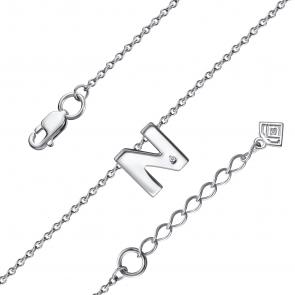 Серебряный браслет GRIGORIEV с фианитом Г09-10-0976-41-00-5 фото