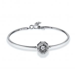 Серебряный браслет GRIGORIEV с фианитом Г09-10-5630-41-00 фото