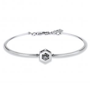 Серебряный браслет GRIGORIEV с фианитом Г09-10-5745-41-00 фото