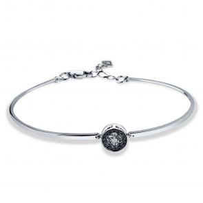 Серебряный браслет GRIGORIEV с фианитом Г09-10-5925-43-00 фото