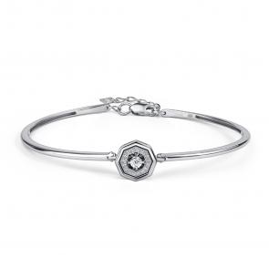 Браслет из белого золота GRIGORIEV с бриллиантом Г09-12-51065-31-00 фото