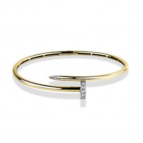 Браслет из лимонного золота GRIGORIEV с бриллиантом Г09-13-0690-11-00 фото