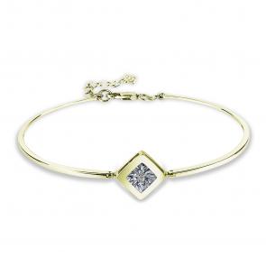 Браслет из лимонного золота GRIGORIEV с бриллиантом Г09-13-5737-31-00 фото