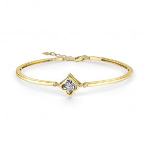 Браслет из лимонного золота GRIGORIEV с бриллиантом Г09-13-5957-31-00 фото