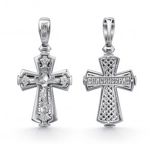 Серебряная подвеска GRIGORIEV с фианитом Г10-01-0020(с) фото