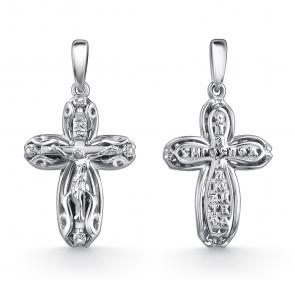 Серебряная подвеска GRIGORIEV с фианитом Г10-01-0035(с) фото