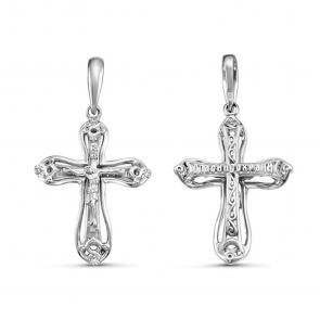 Серебряная подвеска GRIGORIEV с фианитом Г10-01-0045(с) фото