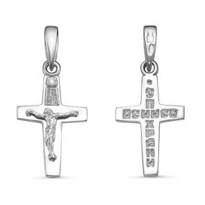 Серебряная подвеска GRIGORIEV с фианитом Г10-01-0067(с) фото