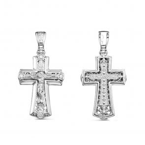 Серебряная подвеска GRIGORIEV с фианитом Г10-10-0080(с) фото