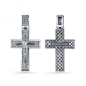 Серебряная подвеска GRIGORIEV с фианитом Г10-10-0095-41-00 фото