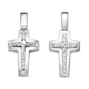 Подвеска из белого золота GRIGORIEV с бриллиантом Г10-12-0006 фото