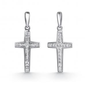 Подвеска из белого золота GRIGORIEV с бриллиантом Г10-12-0029 фото