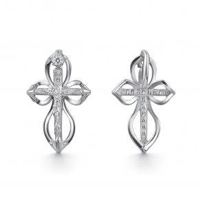 Подвеска из белого золота GRIGORIEV с бриллиантом Г10-12-0061 фото