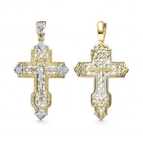 Подвеска из лимонного золота GRIGORIEV с бриллиантом Г10-13-0092-11-00-2 фото