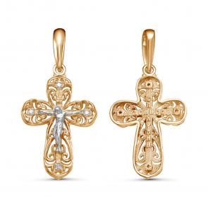 Золотая подвеска GRIGORIEV с бриллиантом Г10-14-0028 фото