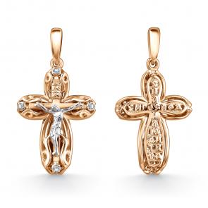 Золотая подвеска GRIGORIEV с бриллиантом Г10-14-0035 фото