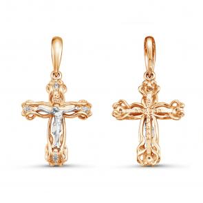 Золотая подвеска GRIGORIEV с бриллиантом Г10-14-0044 фото