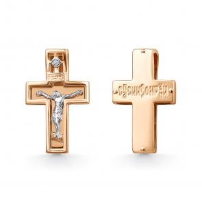 Золотая подвеска GRIGORIEV с бриллиантом Г10-14-0046 фото