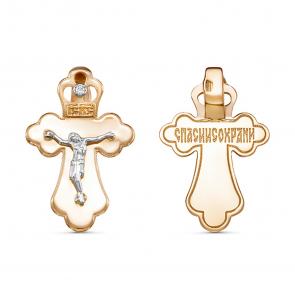 Золотая подвеска GRIGORIEV с бриллиантом Г10-14-0072 фото