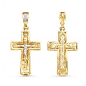 Подвеска из лимонного золота GRIGORIEV с бриллиантом Г10-16-0024 фото