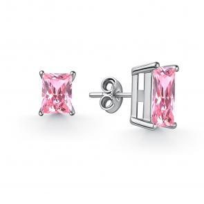 Серебряные серьги GRIGORIEV с фианитом Г12-10-01093-45-00 фото