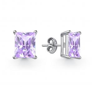 Серебряные серьги GRIGORIEV с фианитом Г12-10-01188-44-00 фото