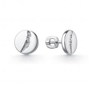 Серебряные серьги GRIGORIEV Г12-10-01264-00-00 фото