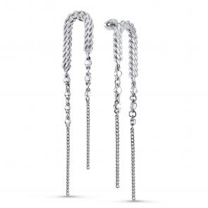 Серебряные серьги GRIGORIEV Г12-10-0650-00-00 фото