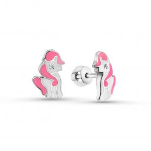 Серебряные серьги GRIGORIEV с бриллиантом Г12-10-0670-21-00 фото