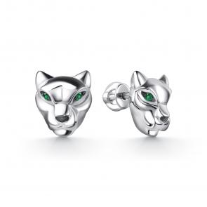 Серебряные серьги GRIGORIEV с фианитом Г12-10-0926-48-00 фото