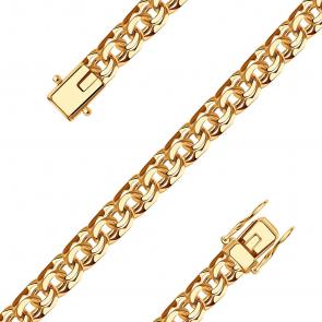 Золотой браслет плетение Бисмарк NOVIKOV ЗБК-004 фото