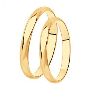 Золотое обручальное кольцо 2 мм NOVIKOV ЗКО-001 фото