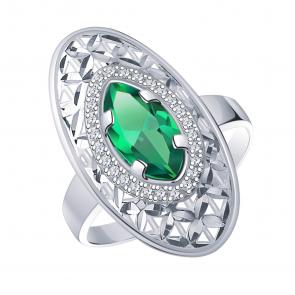 Серебряное кольцо Atoll с фианитом ЗС10504ас2-925 фото