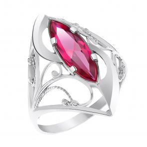 Серебряное кольцо Atoll с фианитом ЗС1654с1-925 фото