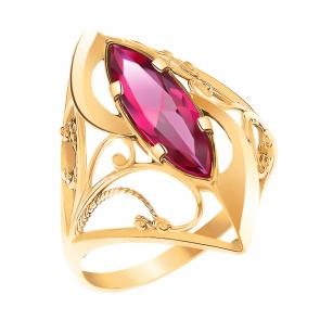 Золотое кольцо Atoll с фианитом ЗС1654с1 фото