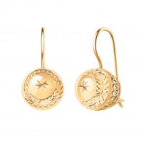 Серьги из золочёного серебра Atoll ЗС2008а-4з-925 фото