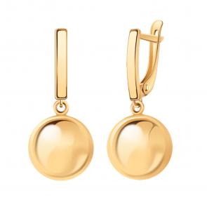 Серьги из золочёного серебра Atoll ЗС21011з-925 фото