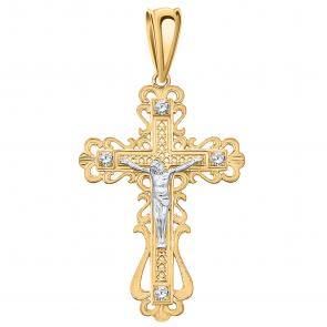 Золотая подвеска Atoll с фианитом ЗС3144 фото