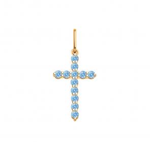 Золотая подвеска Atoll с фианитом ЗС3151sw2 фото